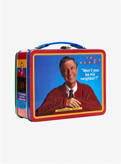 mr rogers metal lunch box|Lunch Box Metal Rogers for sale .